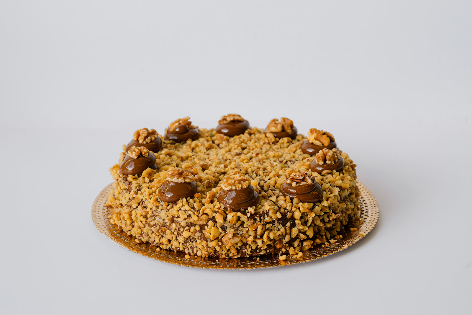 Nueces con dulce de leche